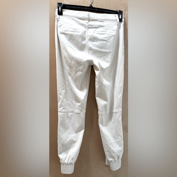 J Brand Arkin Zip Ankle White Joggers - Picture 10 of 11